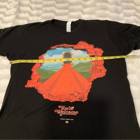 A DAY TO REMEMBER You're Welcome Shirt Medium PUNK Post-Hardcore Album Promo Tee - Picture 8 of 8